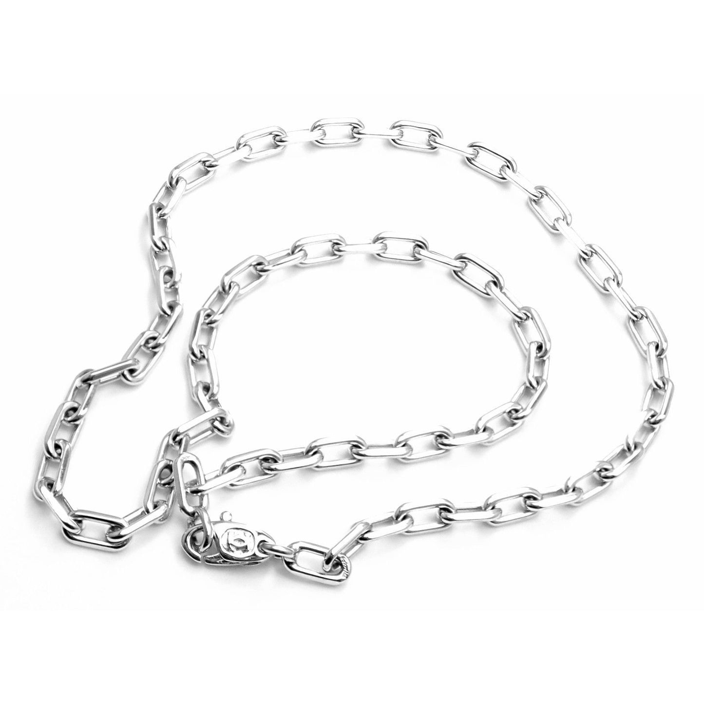 KDY-COMJ009 egg-shaped necklace logo buckle