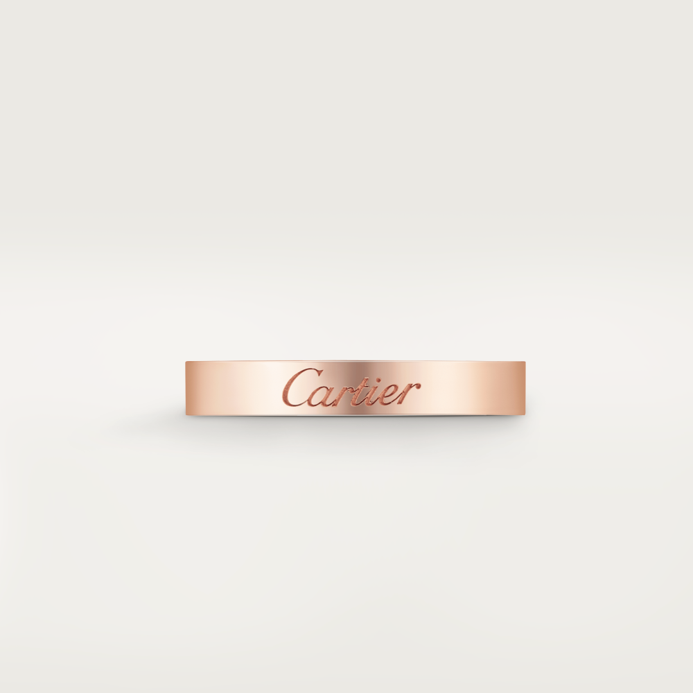 KDY-B4098000 light gold flat strip ring about 4mm