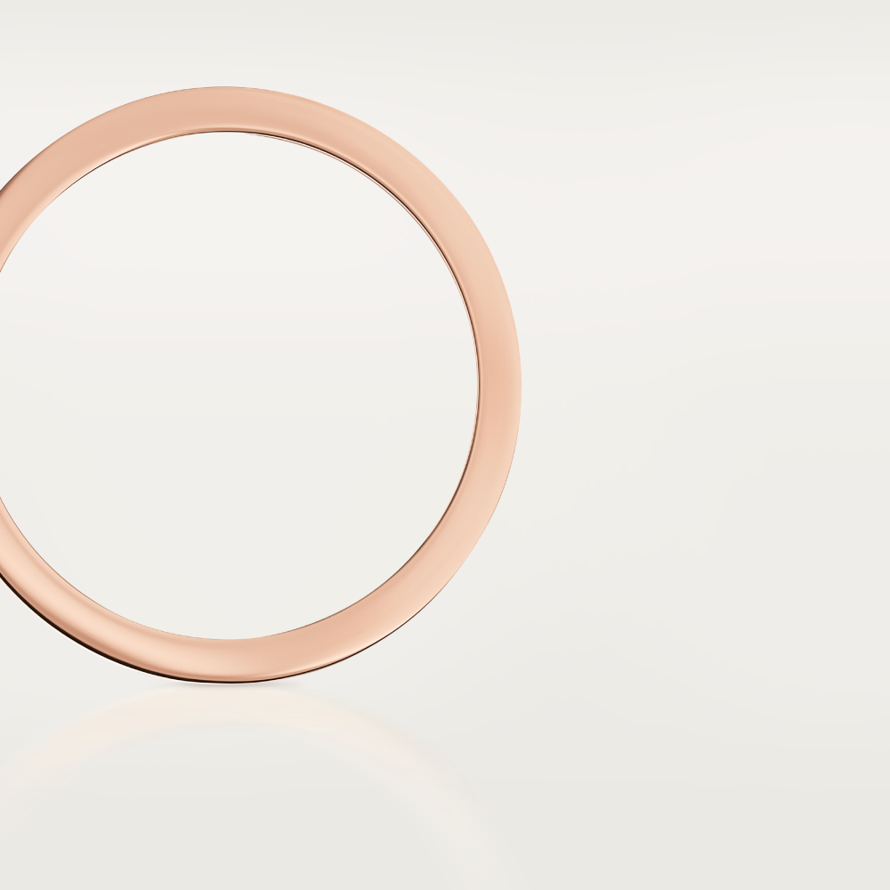 KDY-B4098000 light gold flat strip ring about 4mm