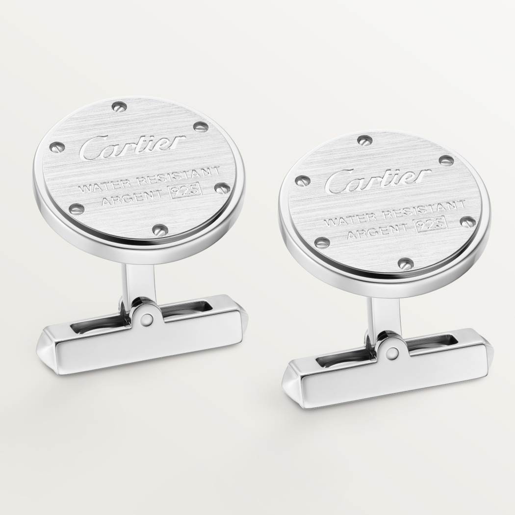 KDY-T1220334 round light gold cufflinks