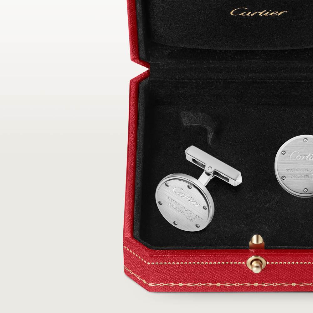 KDY-T1220334 round light gold cufflinks