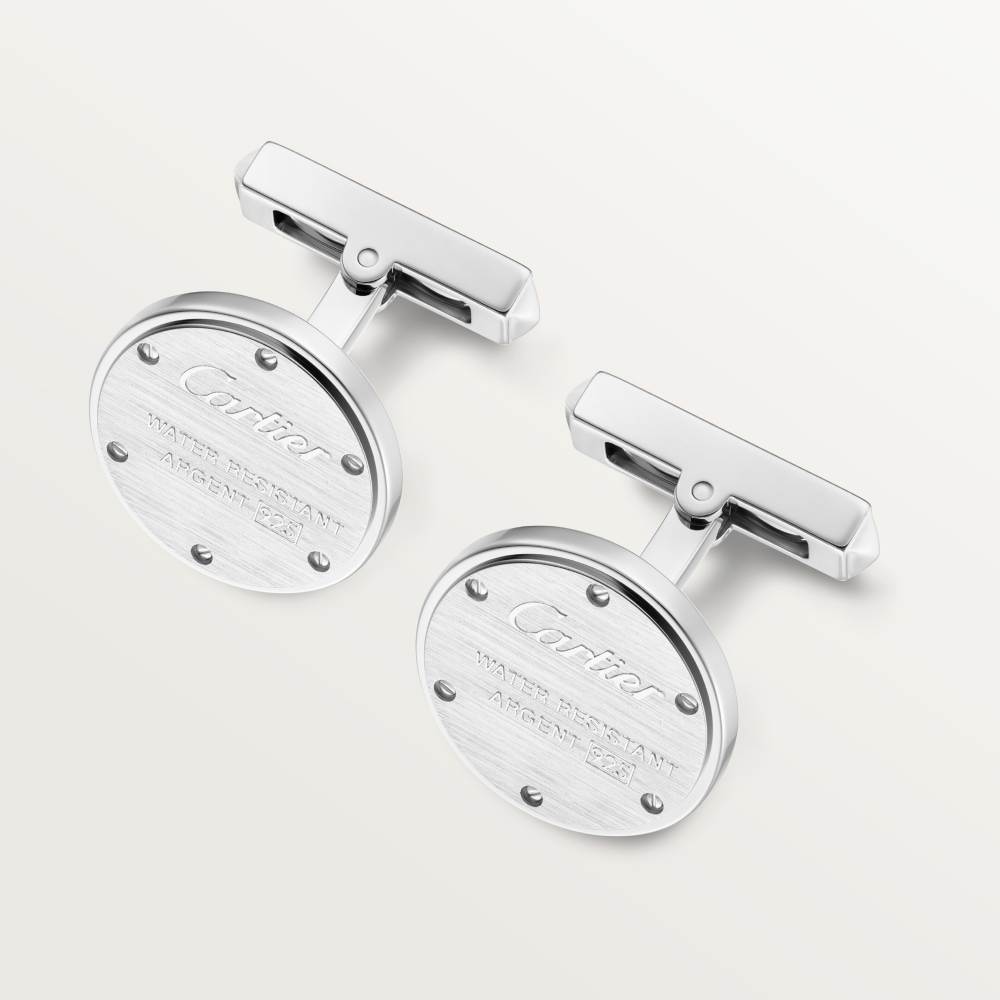 KDY-T1220334 round light gold cufflinks