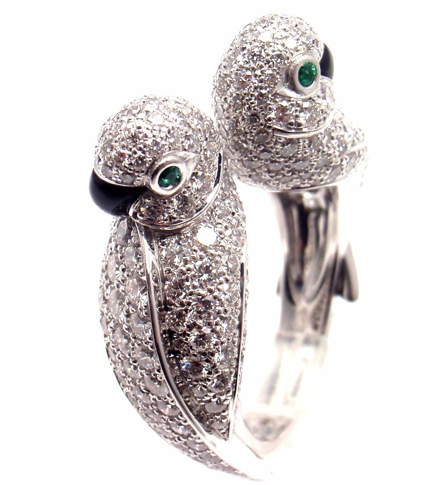 KDY-N4244800 Double Parrot Lovebird Open Ring