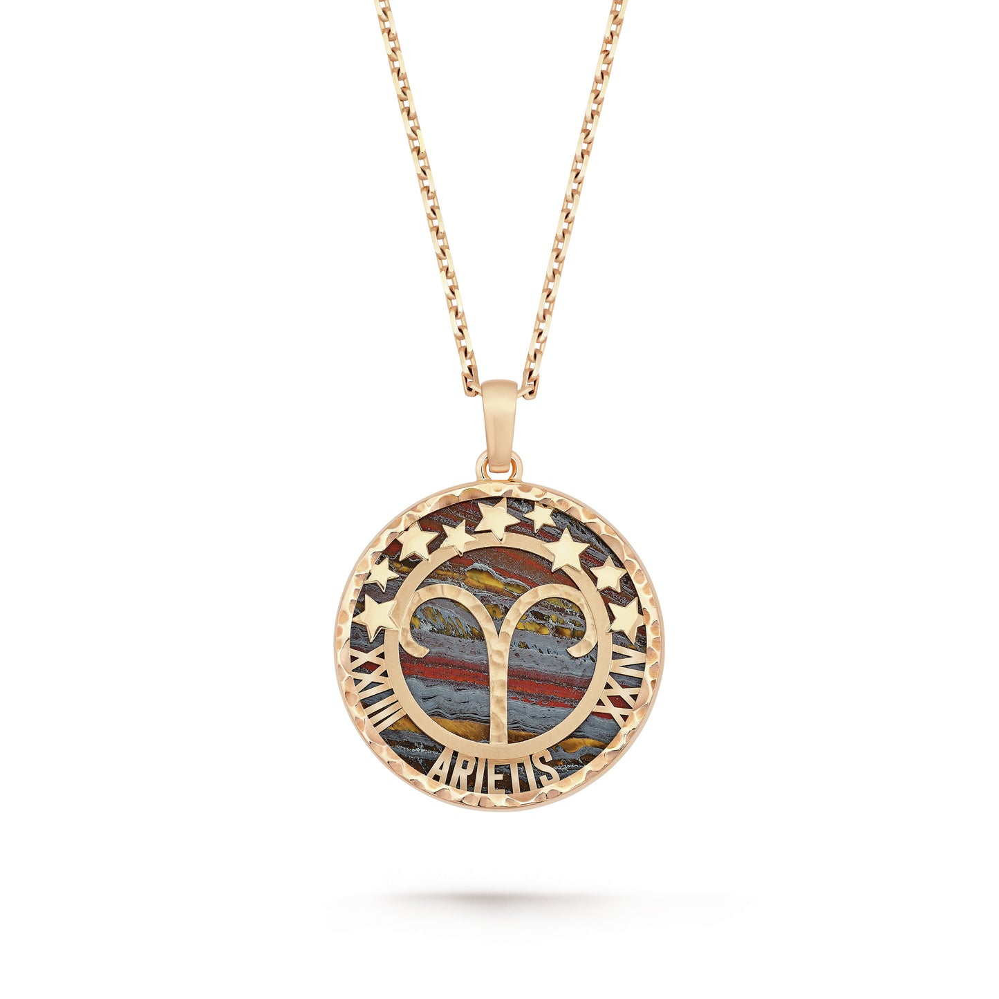 VCARP9R800 26mm Aries twelve constellation pendant
