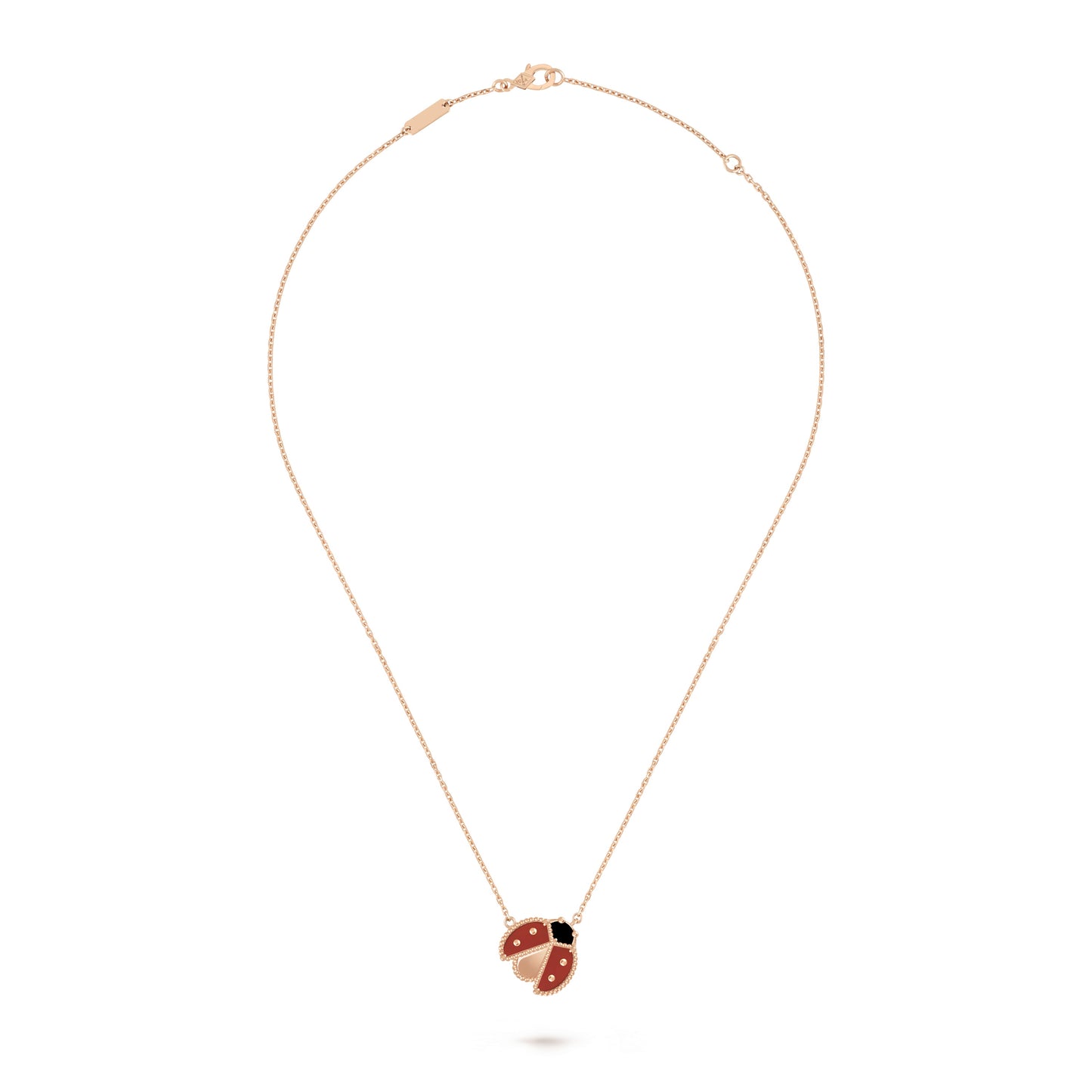 VCARP9X000 ladybug tether pendant necklace
