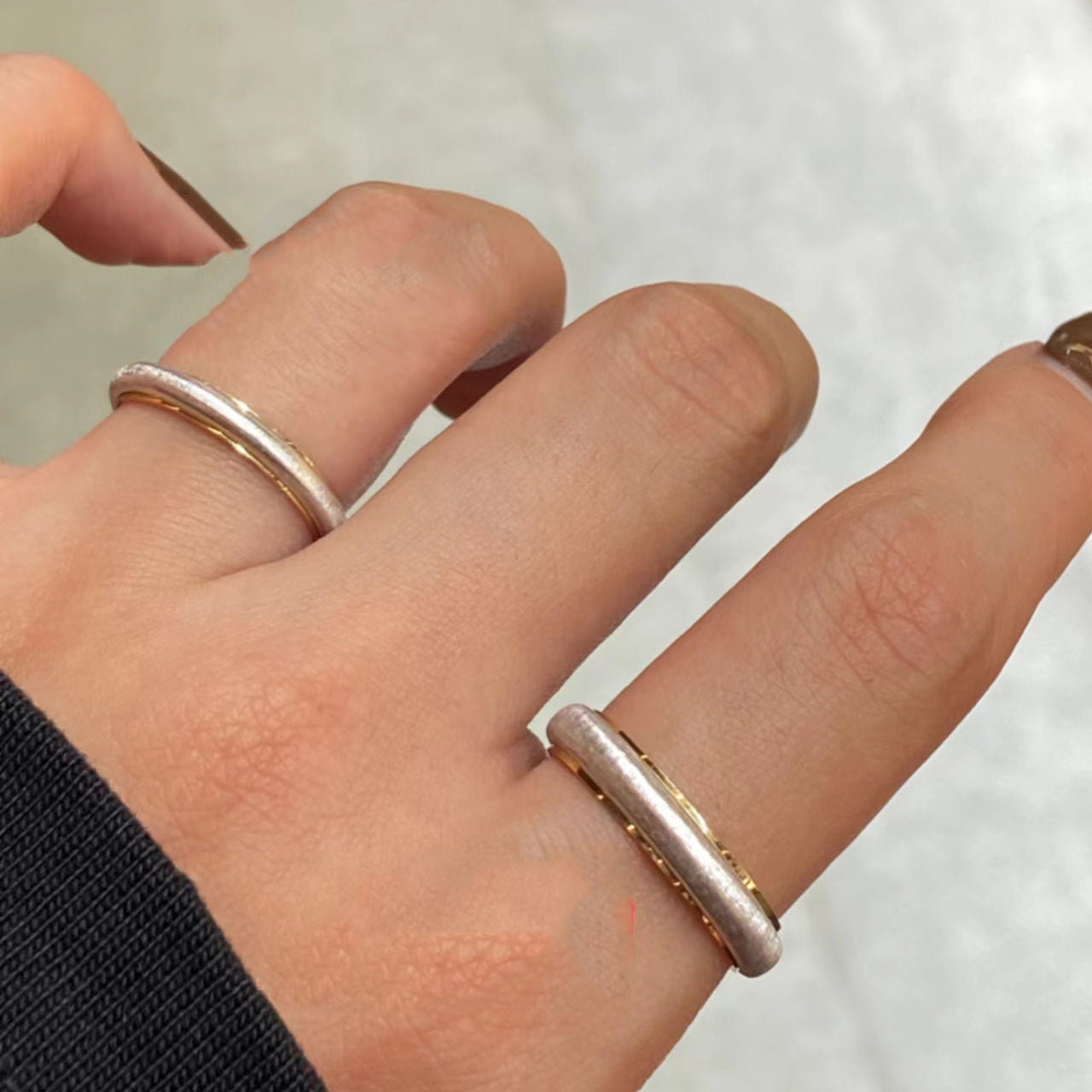 BQLT-RIN3943442 gold color couple ring