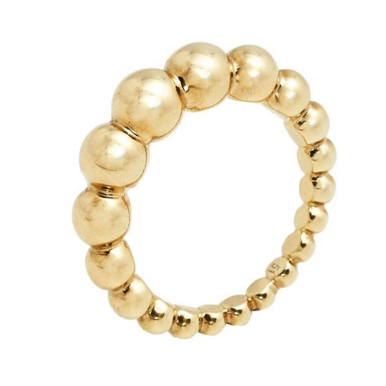 VCARO5M000 large and small beads ring 53#