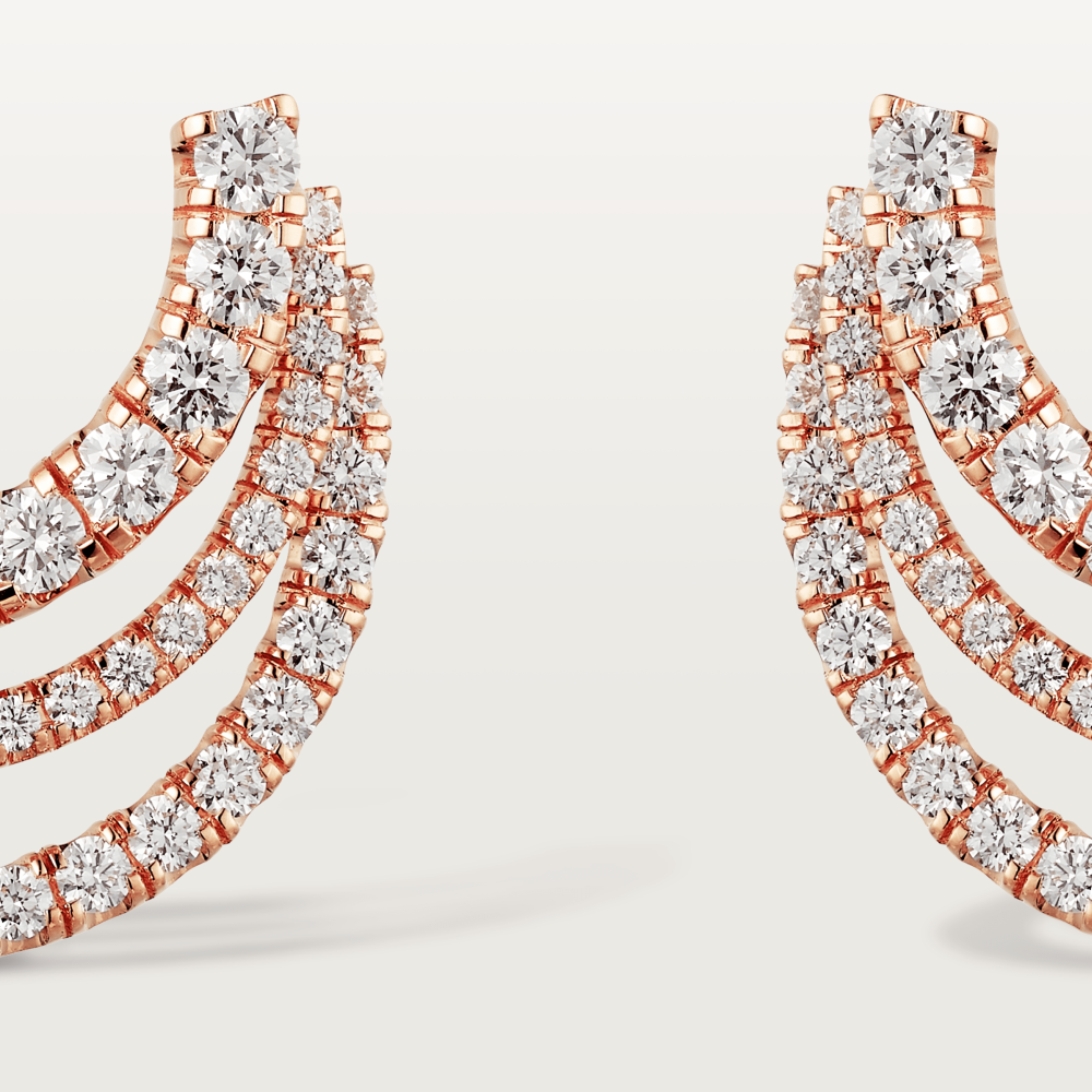KDY-N8515137 three-ring tiger mouth earrings