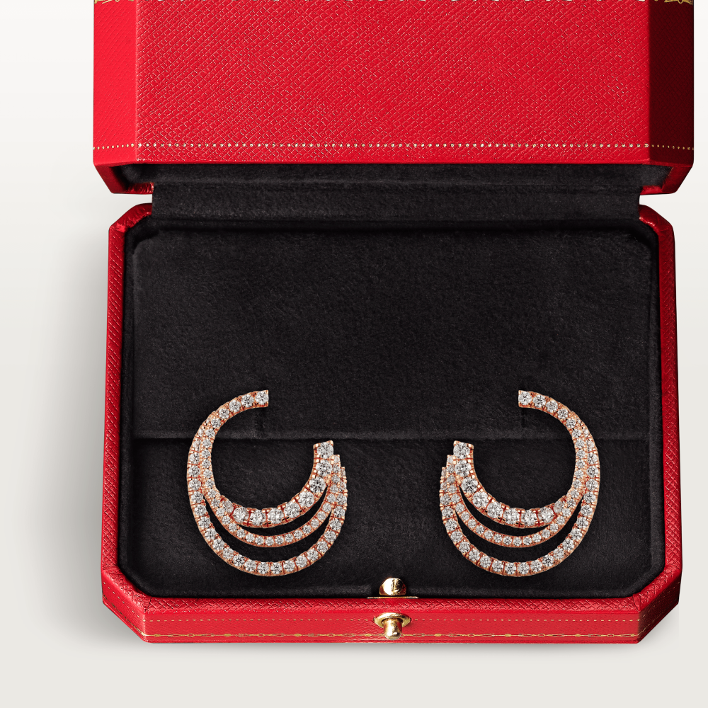 KDY-N8515137 three-ring tiger mouth earrings