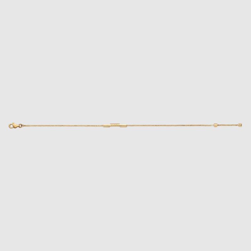 GC-662106 Special-shaped ladder arm light gold trapezoidal block bracelet