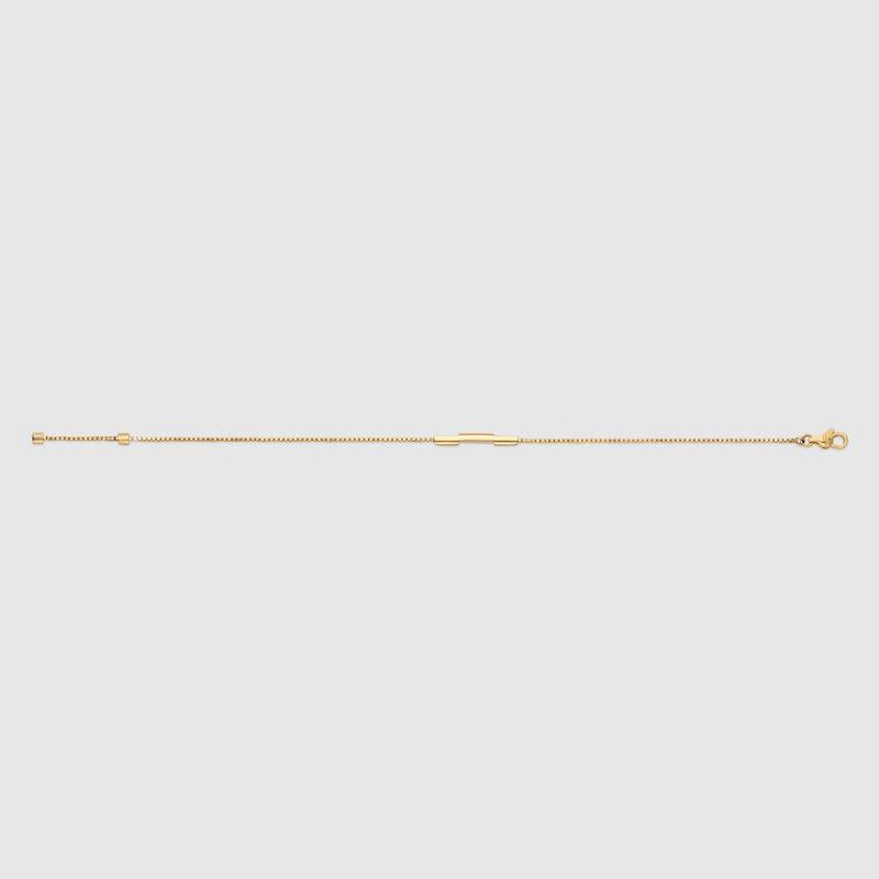 GC-662106 Special-shaped ladder arm light gold trapezoidal block bracelet
