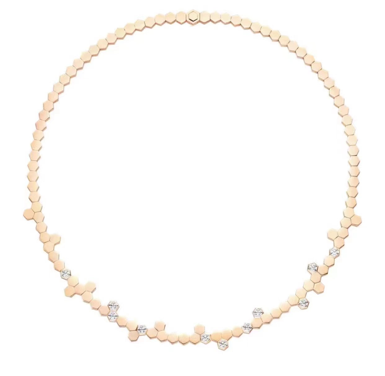 SM-085089 Honeycomb set necklace
