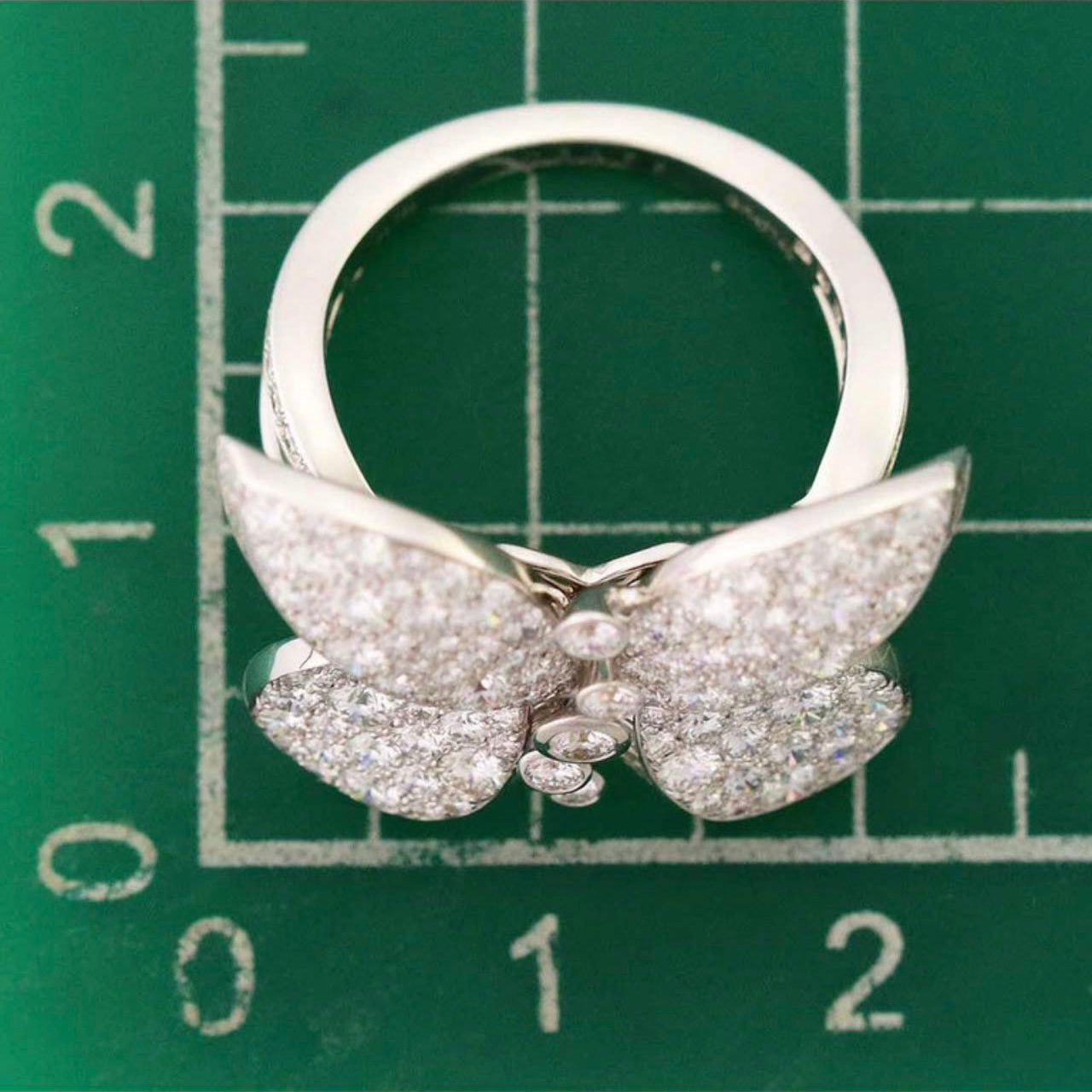 GLF-RGR524梯方蝴蝶戒指