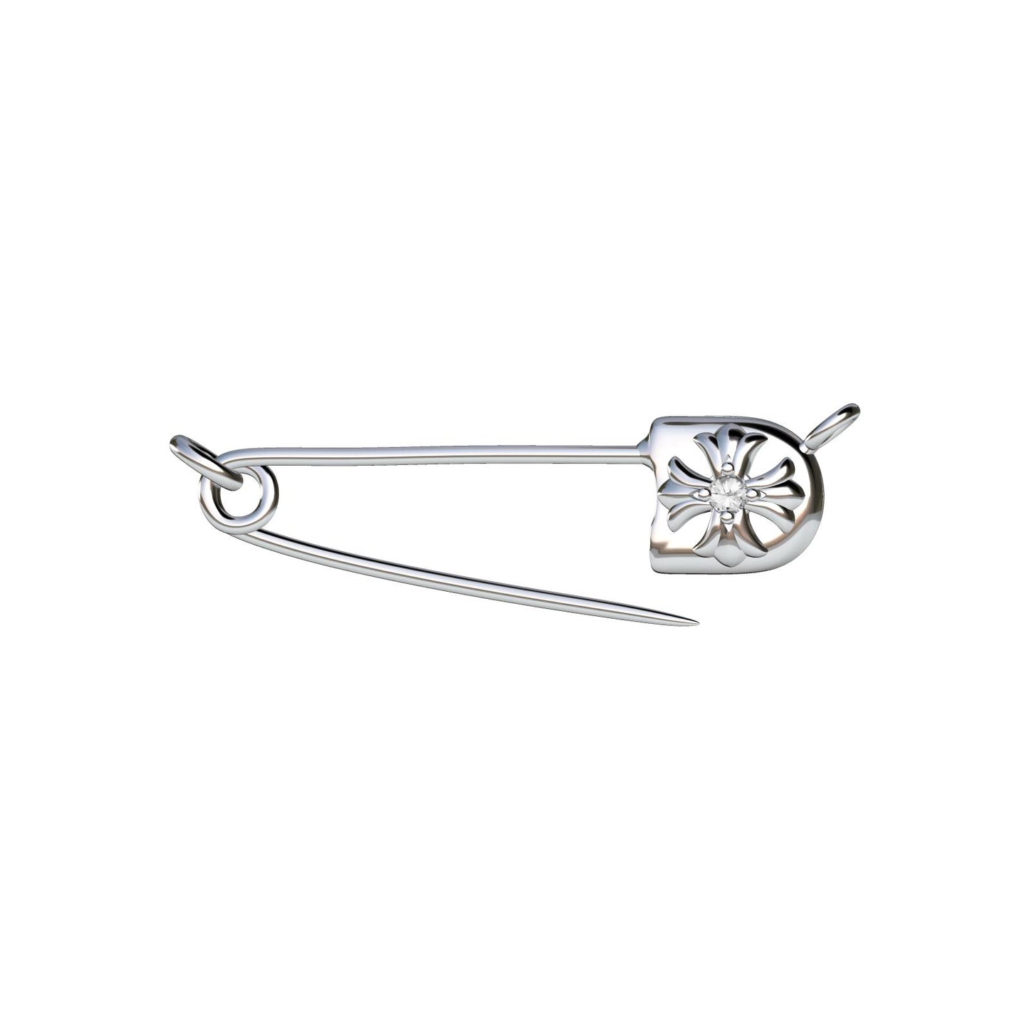 KLX-83e0751 cross paper clip pin pendant
