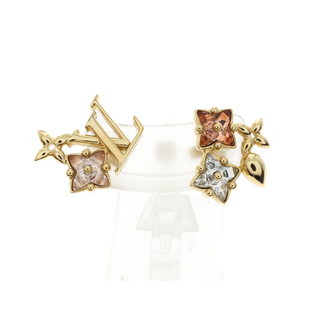 LV-M00786 New Plum Blossom Matching LOGO Stud Earrings