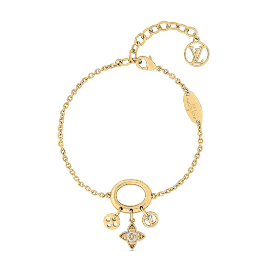 LV-M00583花卉新款梅花搭LOGO花卉手链