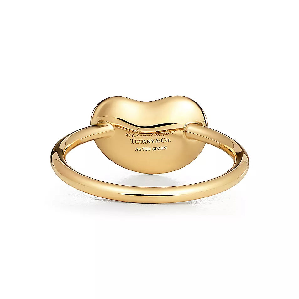TIF-70880520 light gold bean ring