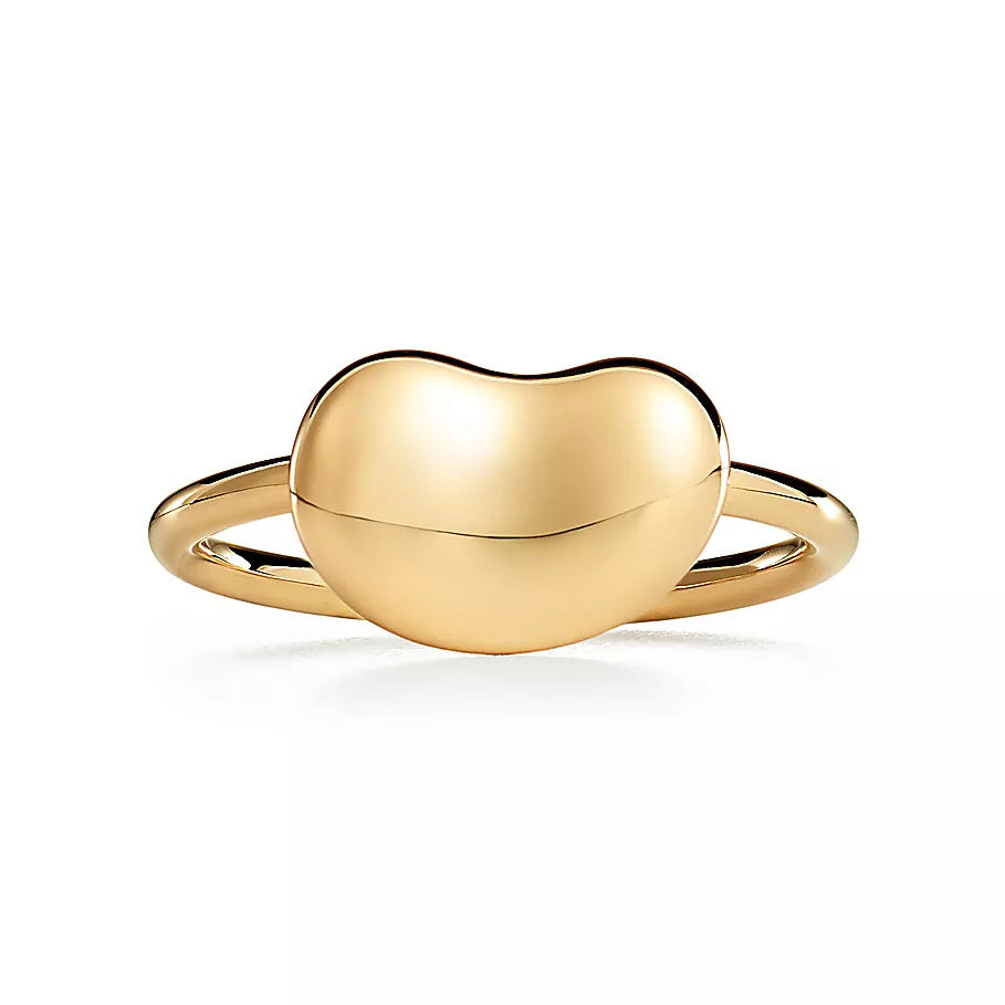 TIF-70880520 light gold bean ring