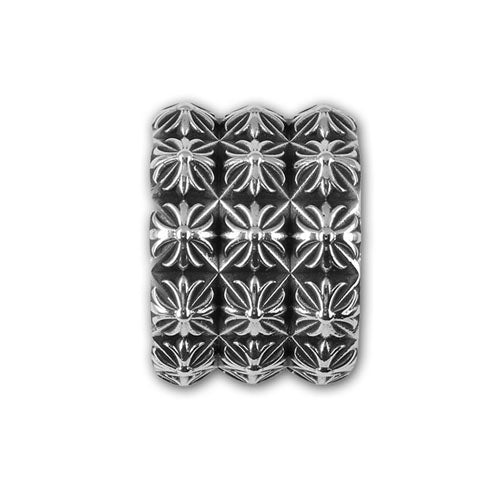 KLX-CH328044 cross three-layer ring