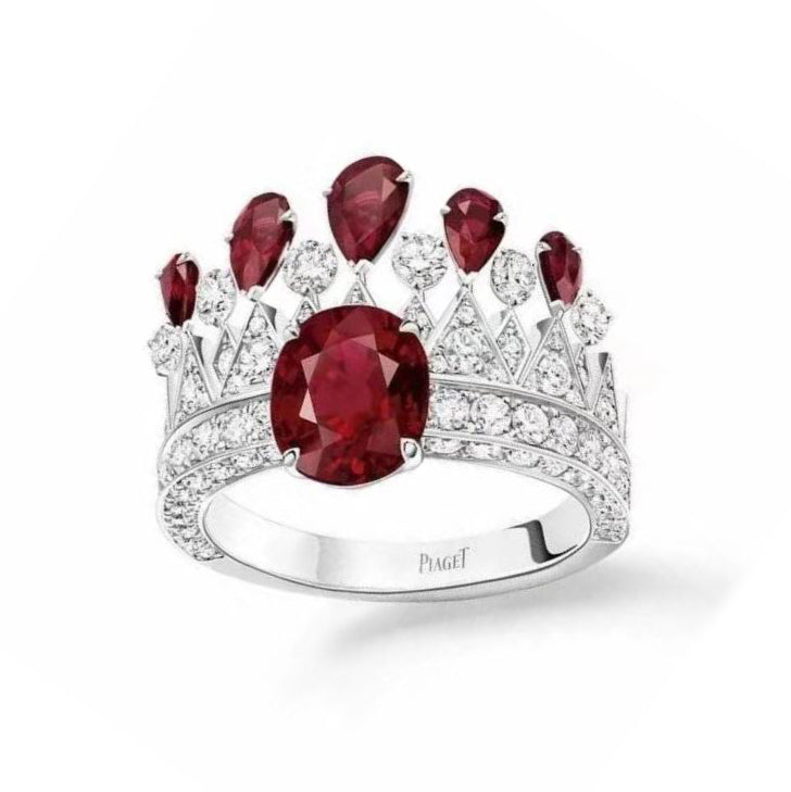 BJ-G34M5900 Colorful Crown Ring