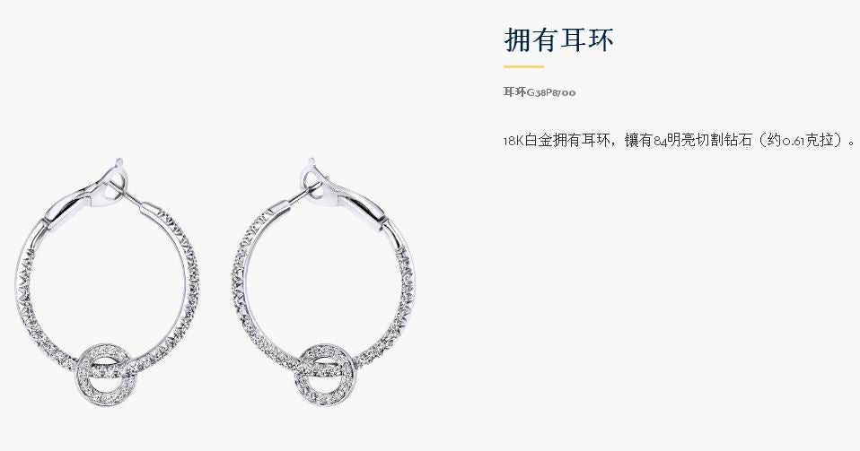 BJ-G38P8700 hoop earrings