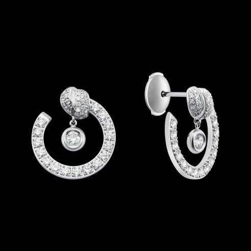 BJ-G38P8100 Rope knotted hoop earrings