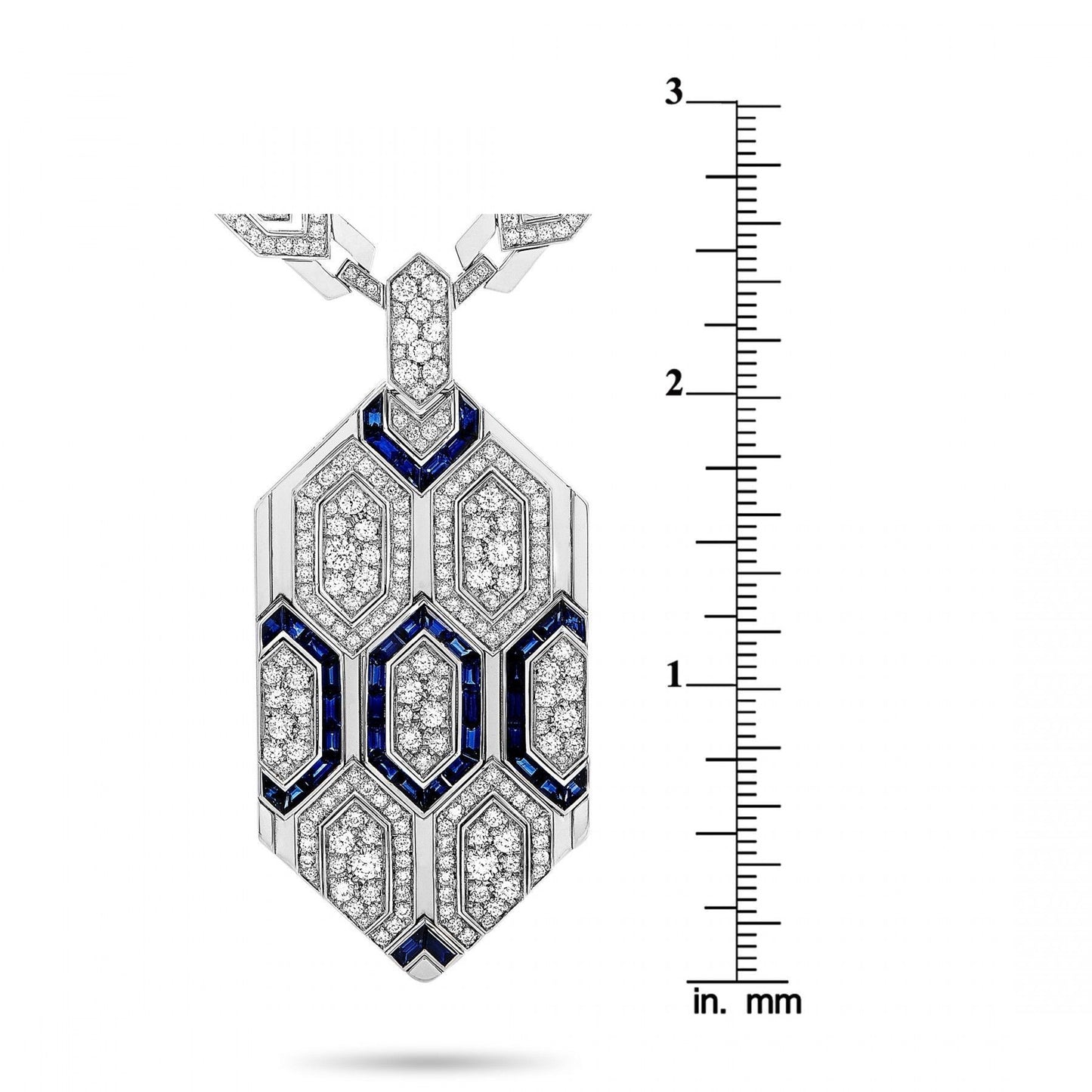 BGL-261814 Honeycomb Diamond Necklace