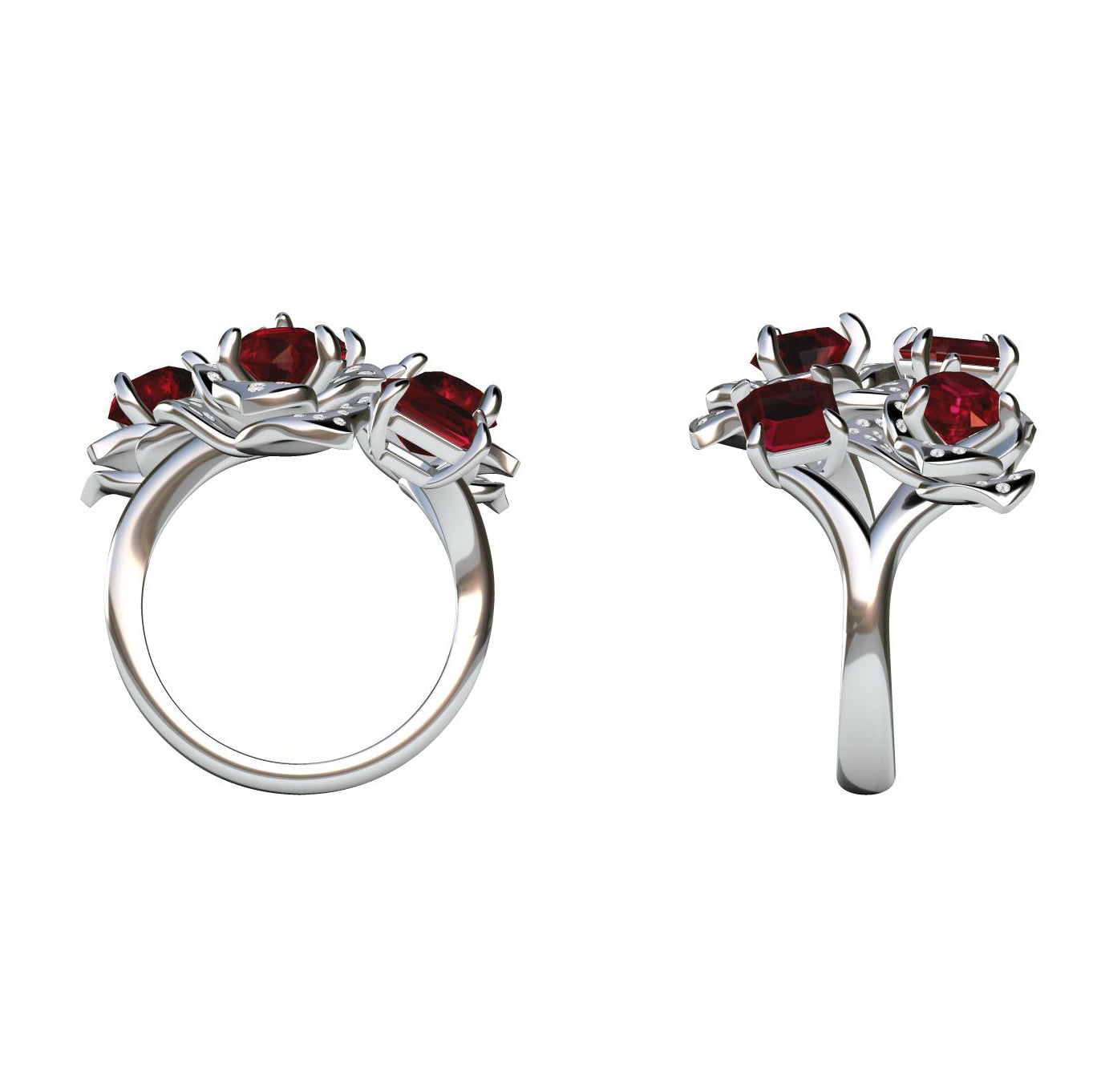 BJ-G34U24558 flower ring