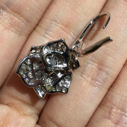BJ-G38U2605 rose earrings
