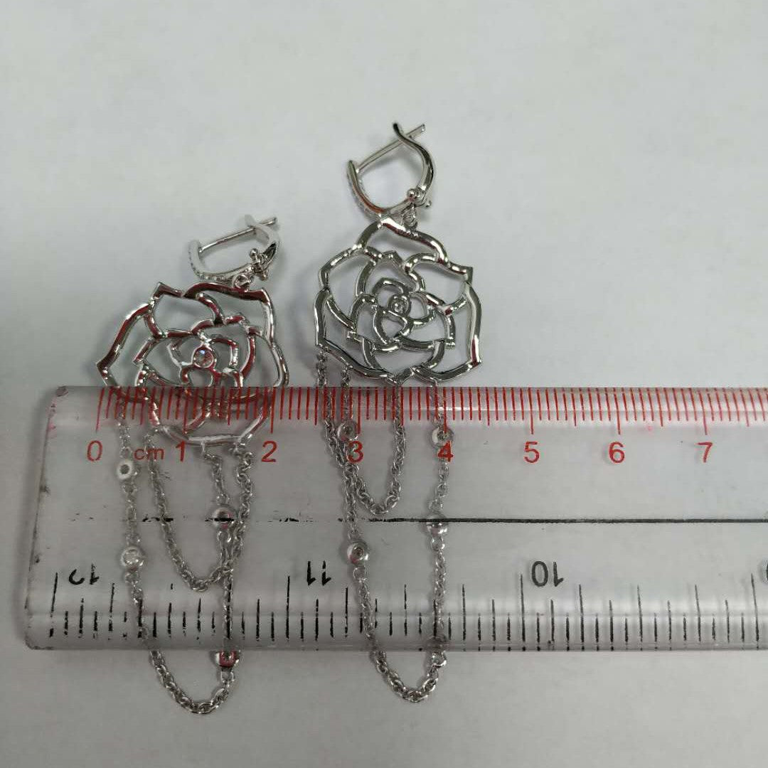 BJ-G38U4686丝带花耳环