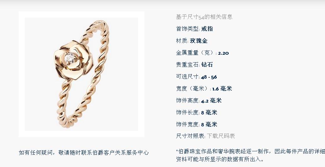 BJ-G34UV100 Solitaire Flower Twist Rope Ring