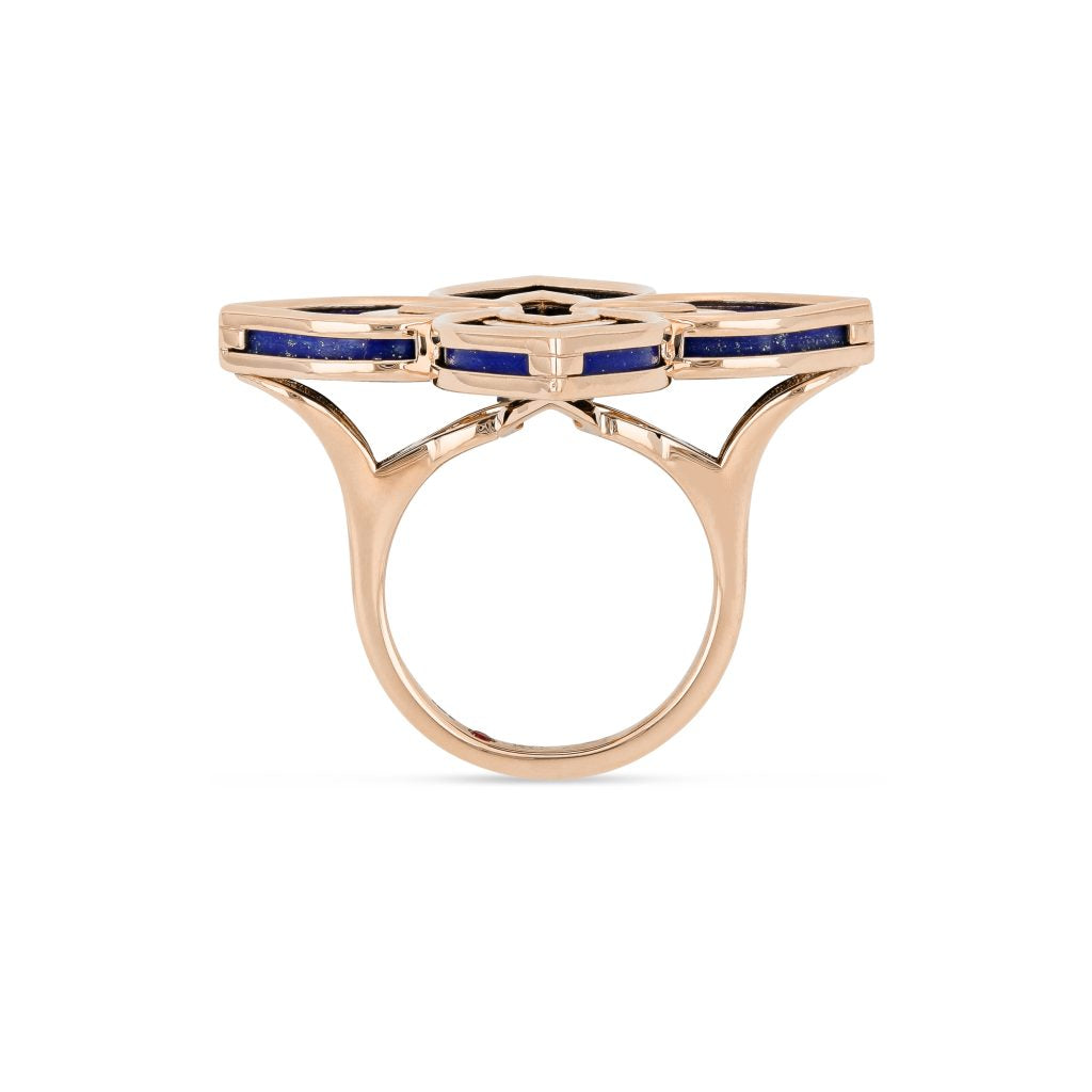 LBT-ARV777RI3191 light gold four-leaf clover ring