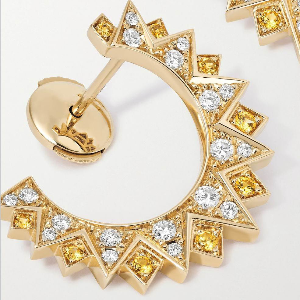 BJ-G38R7500 sunflower earrings
