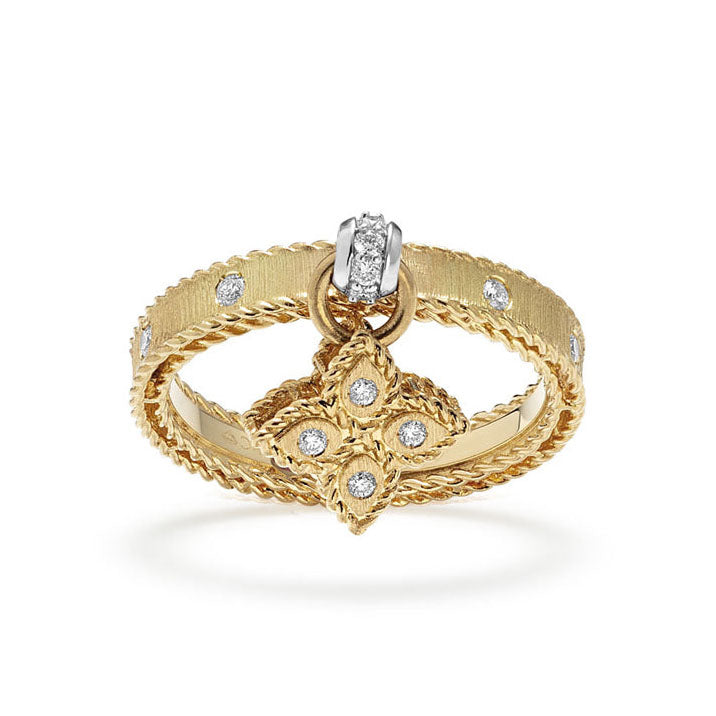 LBT-ADR777RI2854扭绳飞标四叶草戒指