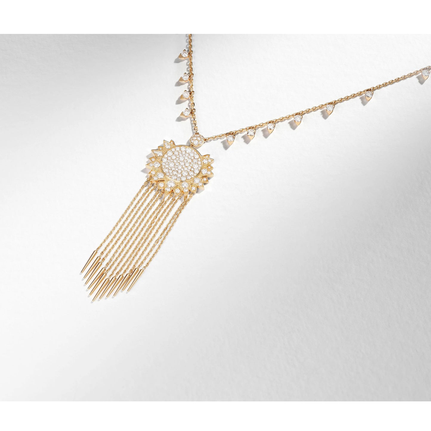 BJ-G33L4G00 sunflower necklace
