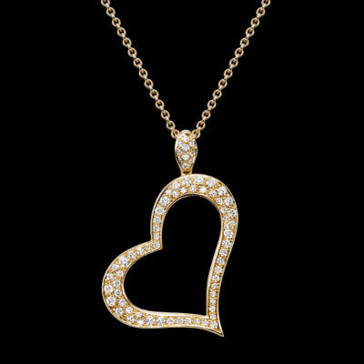 BJ-G33LB930 heart-shaped pendant