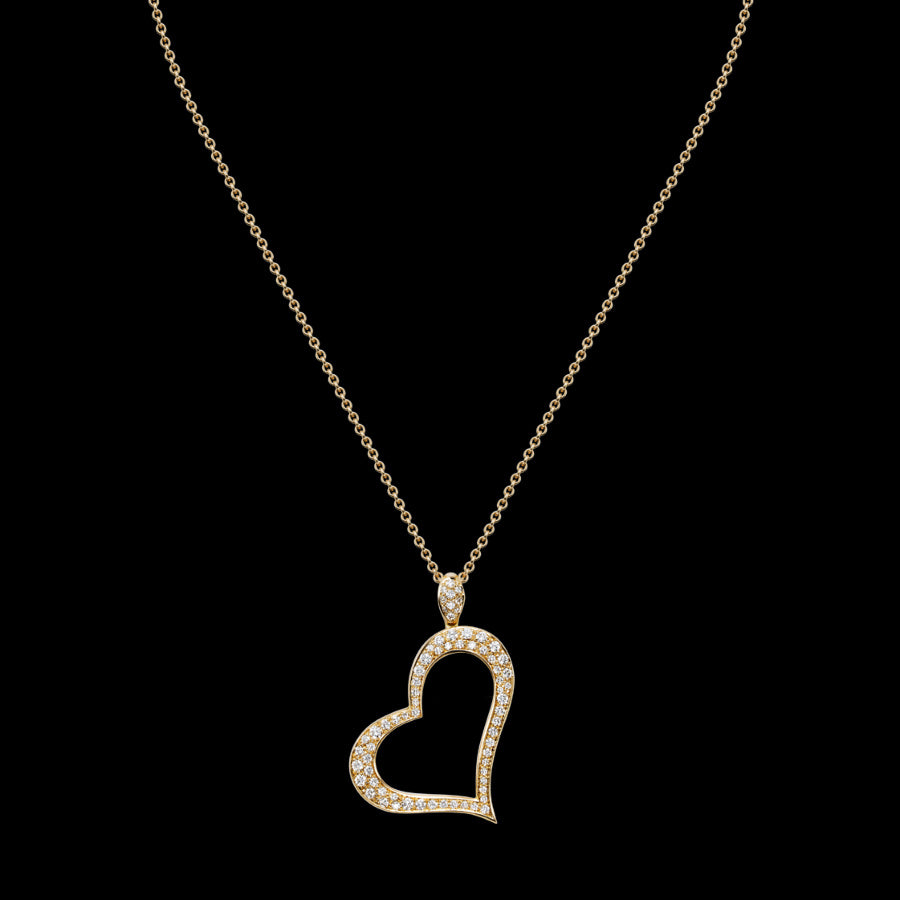 BJ-G33LB930 heart-shaped pendant