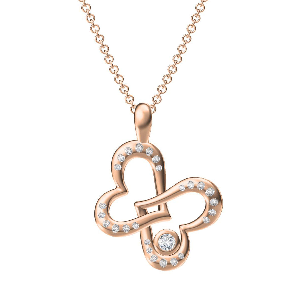 BJ-G33P7376 heart-shaped pendant