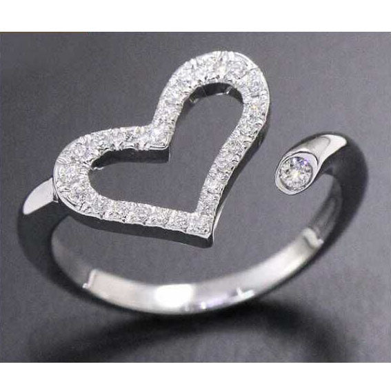BJ-G33R3621 heart-shaped open ring