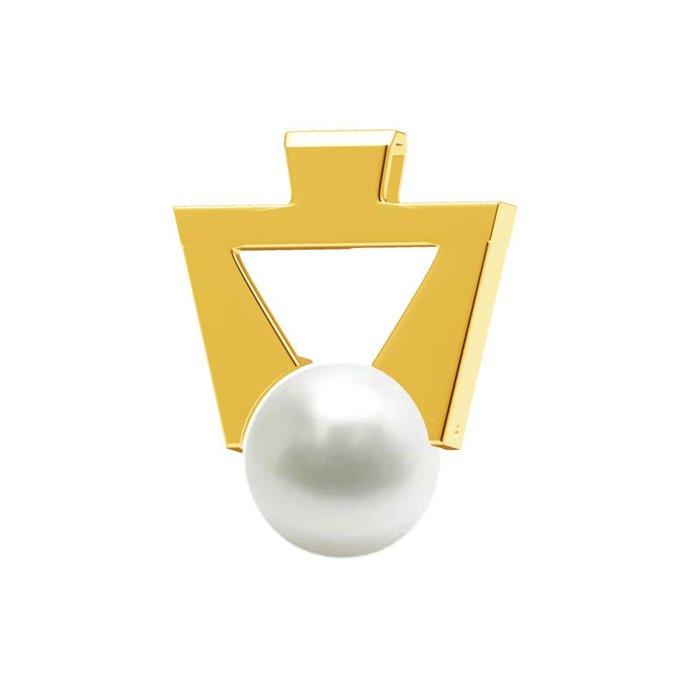 TSQ-010 Clip-shaped pearl pendant