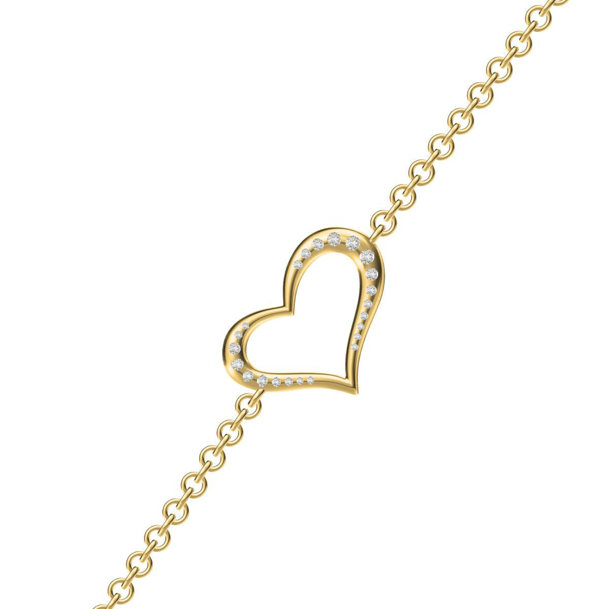 BJ-G33L7063 heart-shaped bracelet