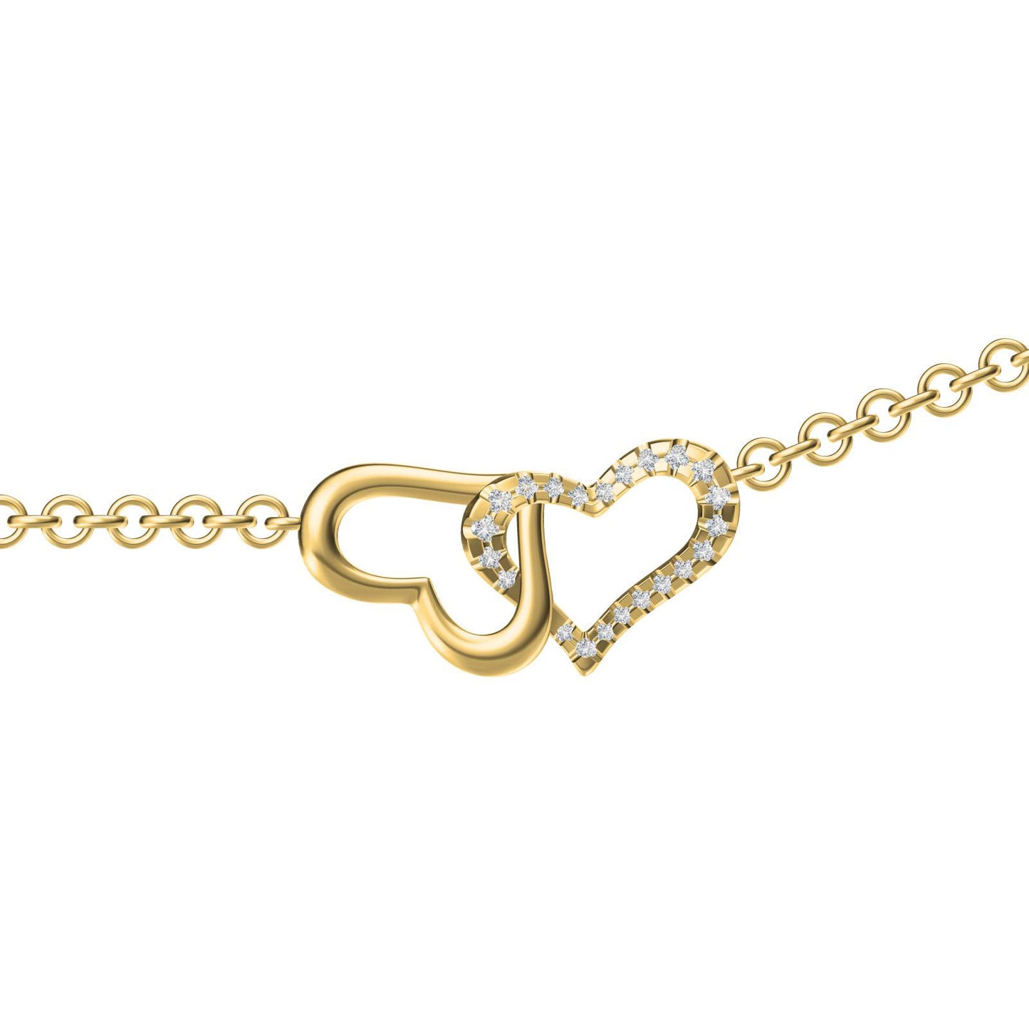 BJ-G33L2830 heart-shaped bracelet