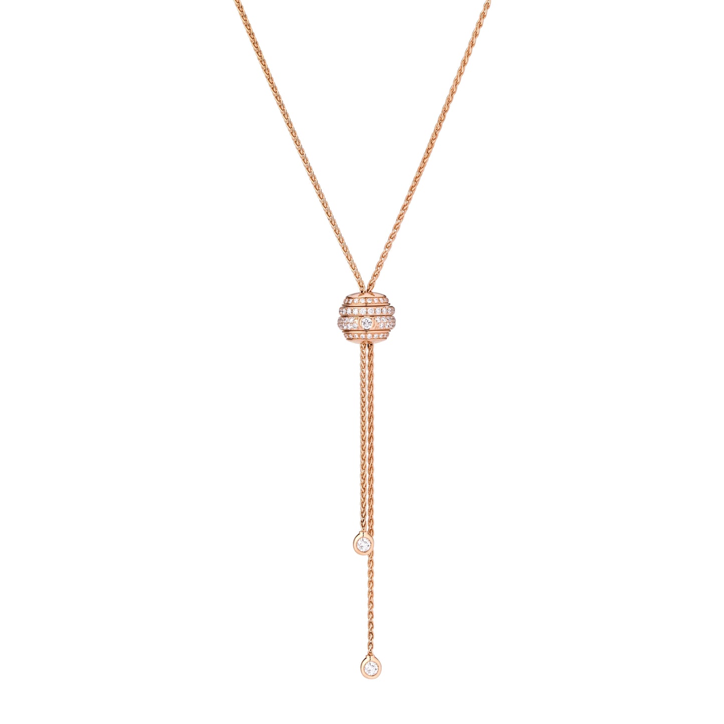 BJ-G33P0097 five-ring diamond pendant
