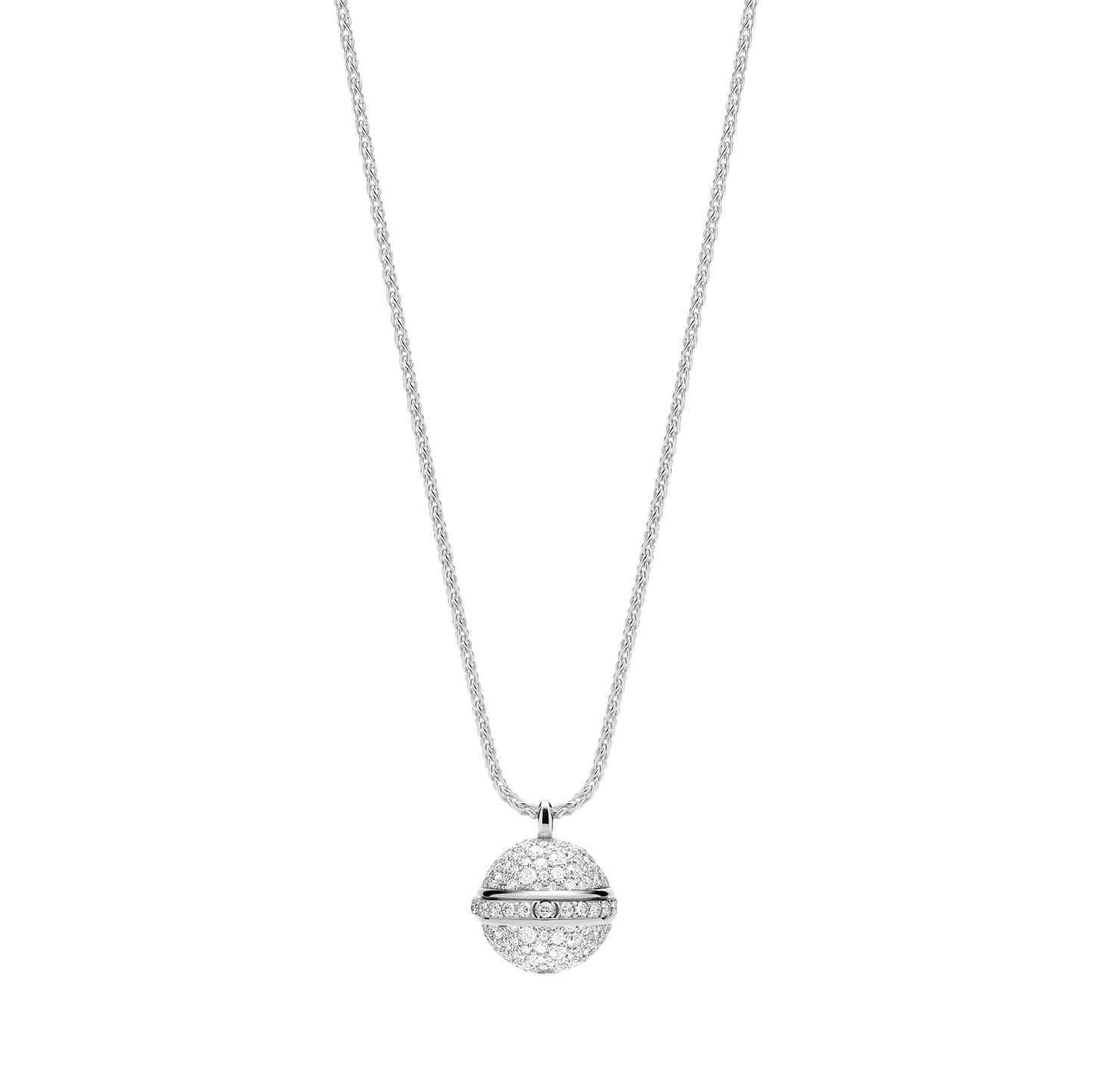 BJ-G33PF300 ball wave surface rotating necklace