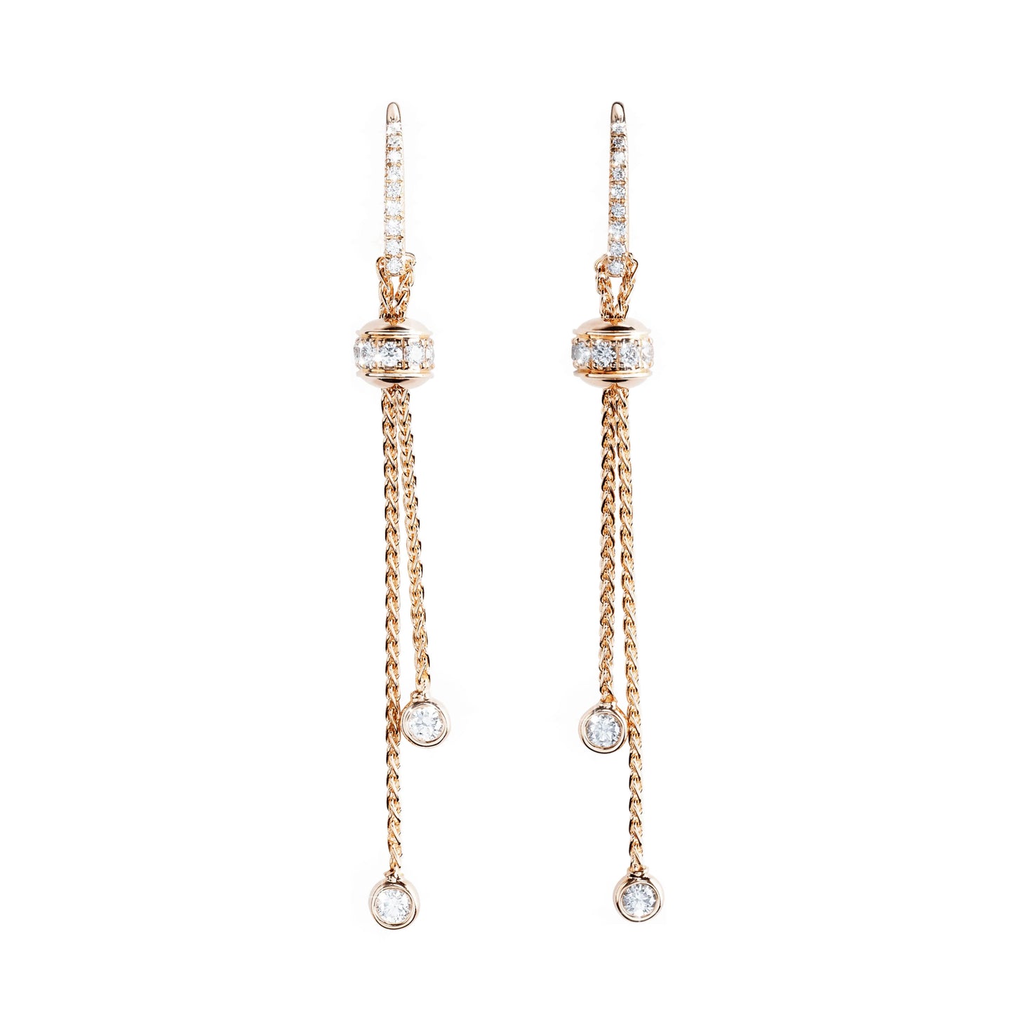 BJ-G38PZ300 fully studded swivel earrings