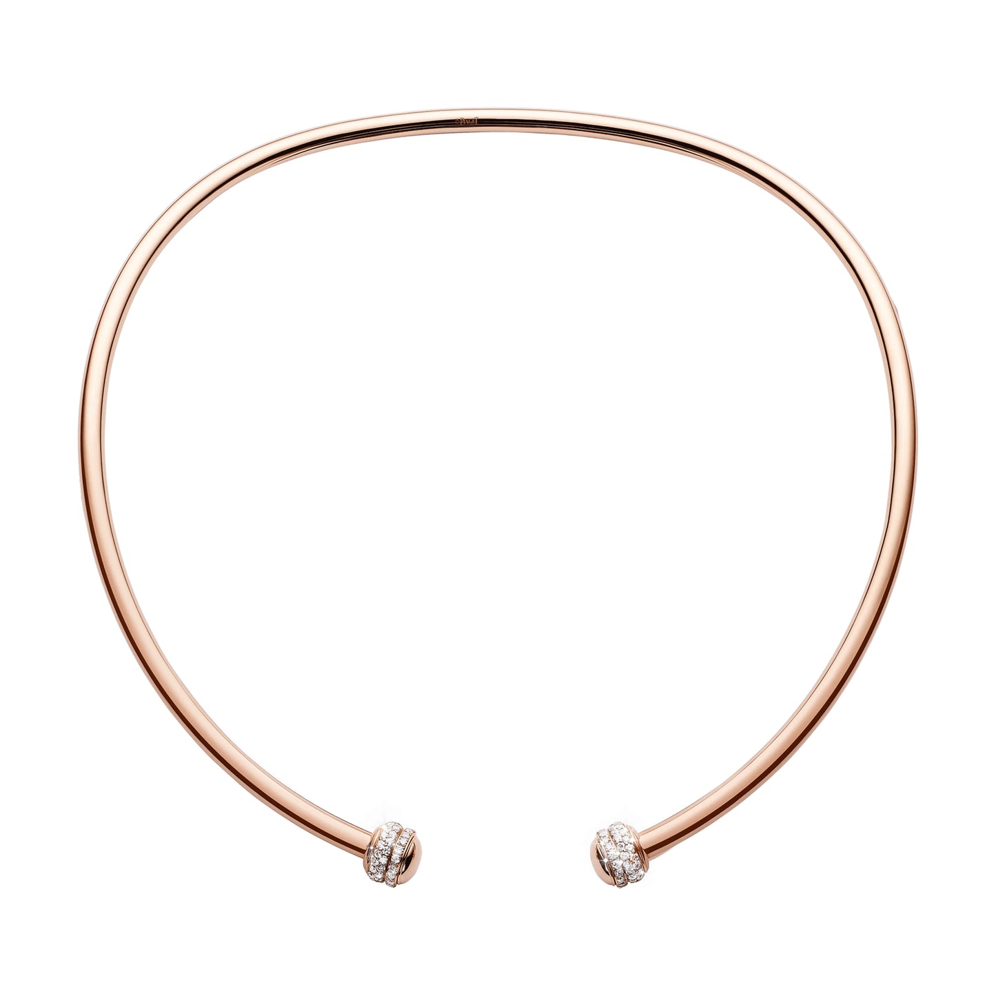 BJ-G37P9300 half-set open twist necklace