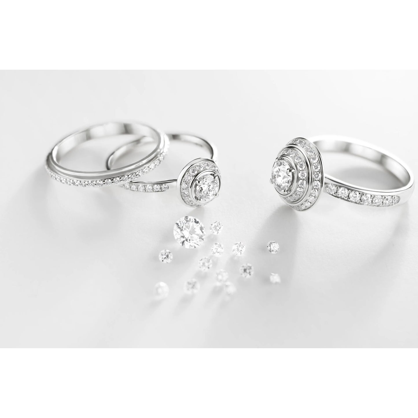 BJ-G34P8G00 double circle stone rotating ring