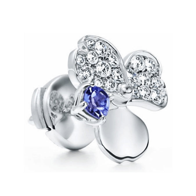 TIF26501795 Flower Rhyme Series and Tanzanite Earrings