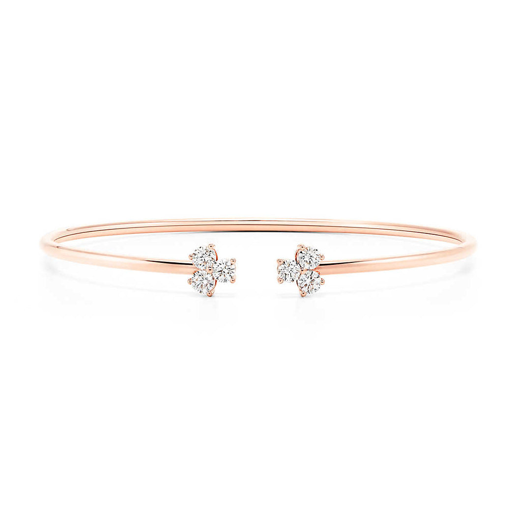 TIF62721413 three diamond bracelet 17#