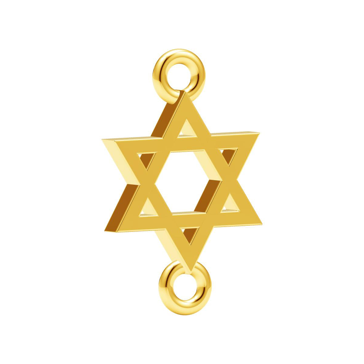 TIF489090 light gold six-pointed star bracelet